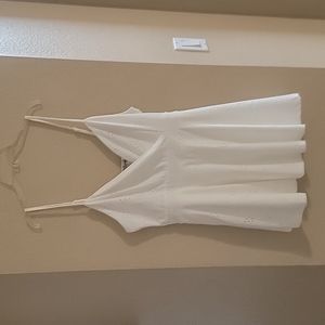 White romper skort